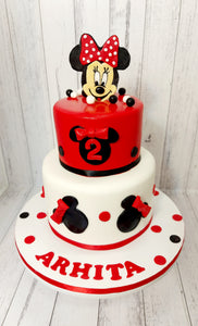 Minnie mouse cake