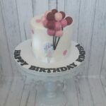 Balloon baby cake