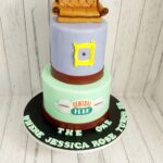 Friends theme cake